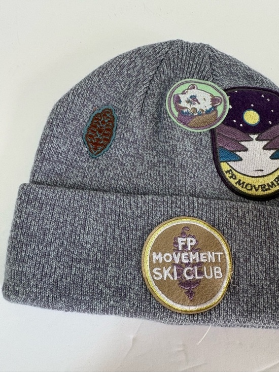 NWOT Free People FP Movement Park Patch Beanie